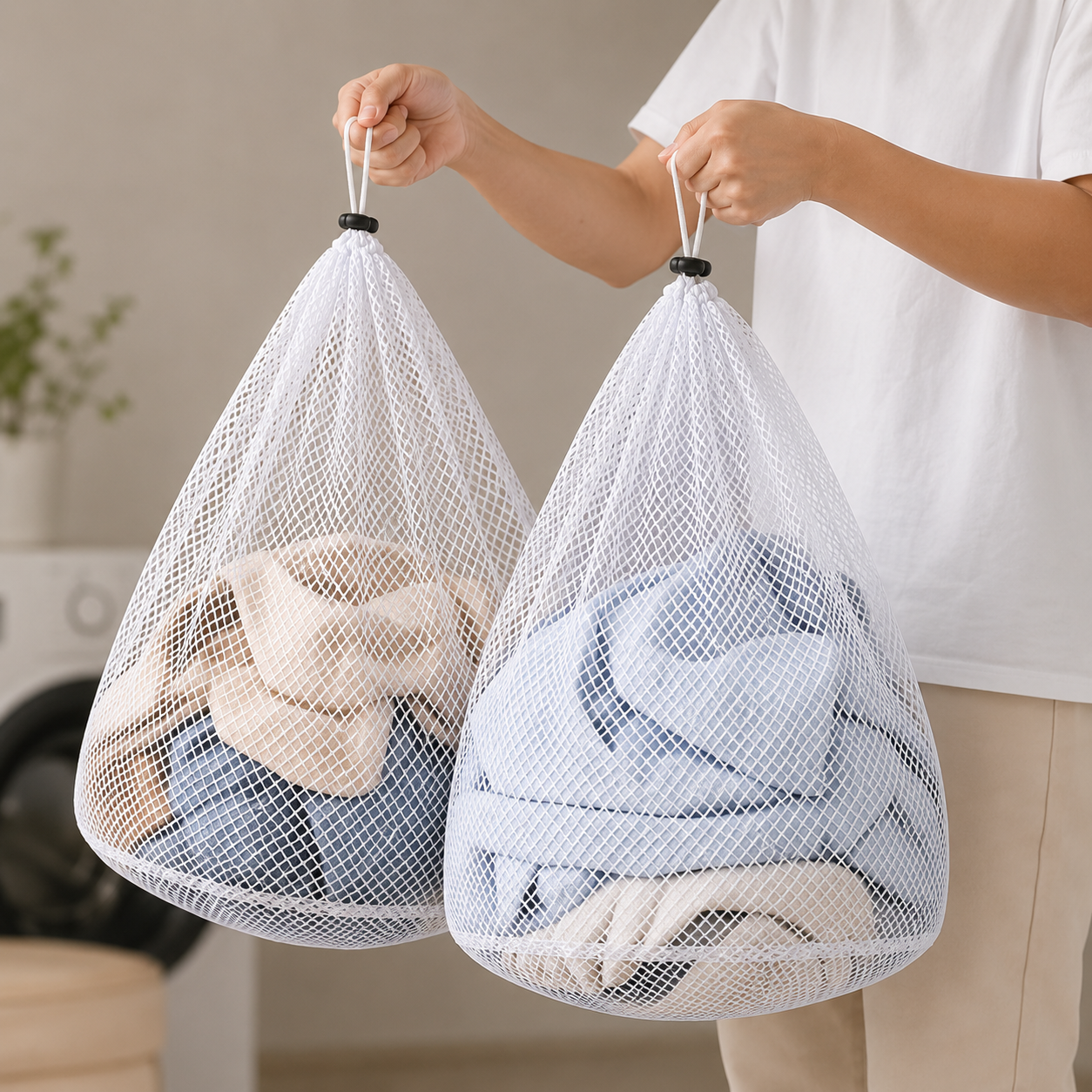 Grand Sac Filet de Lavage